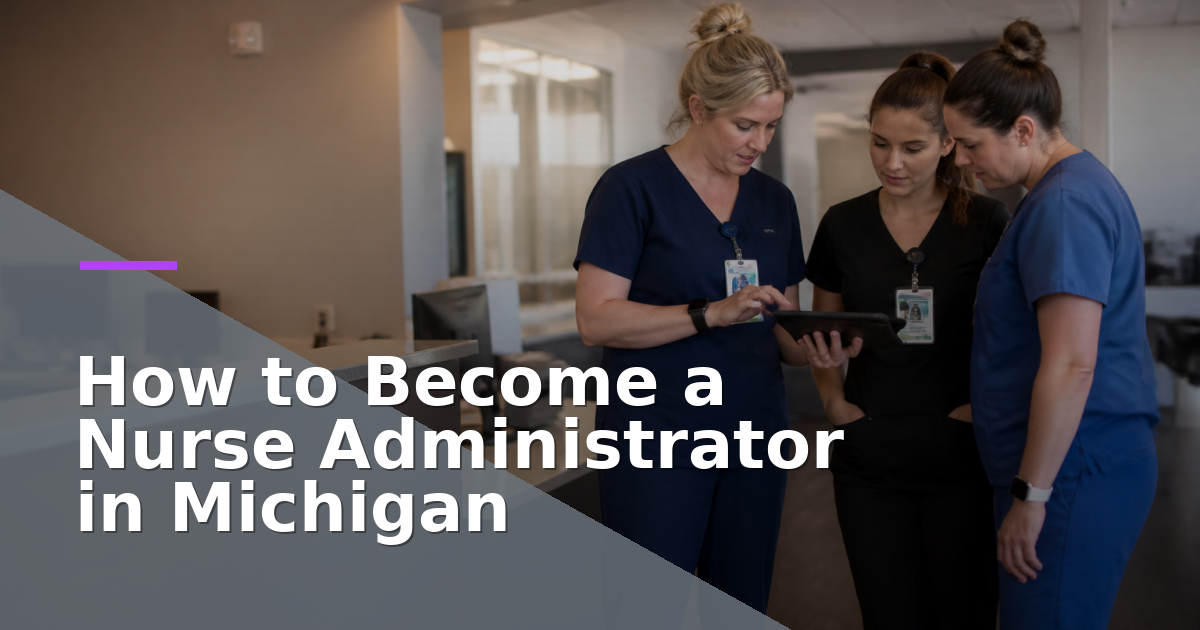How to Become a Nurse Administrator in Michigan