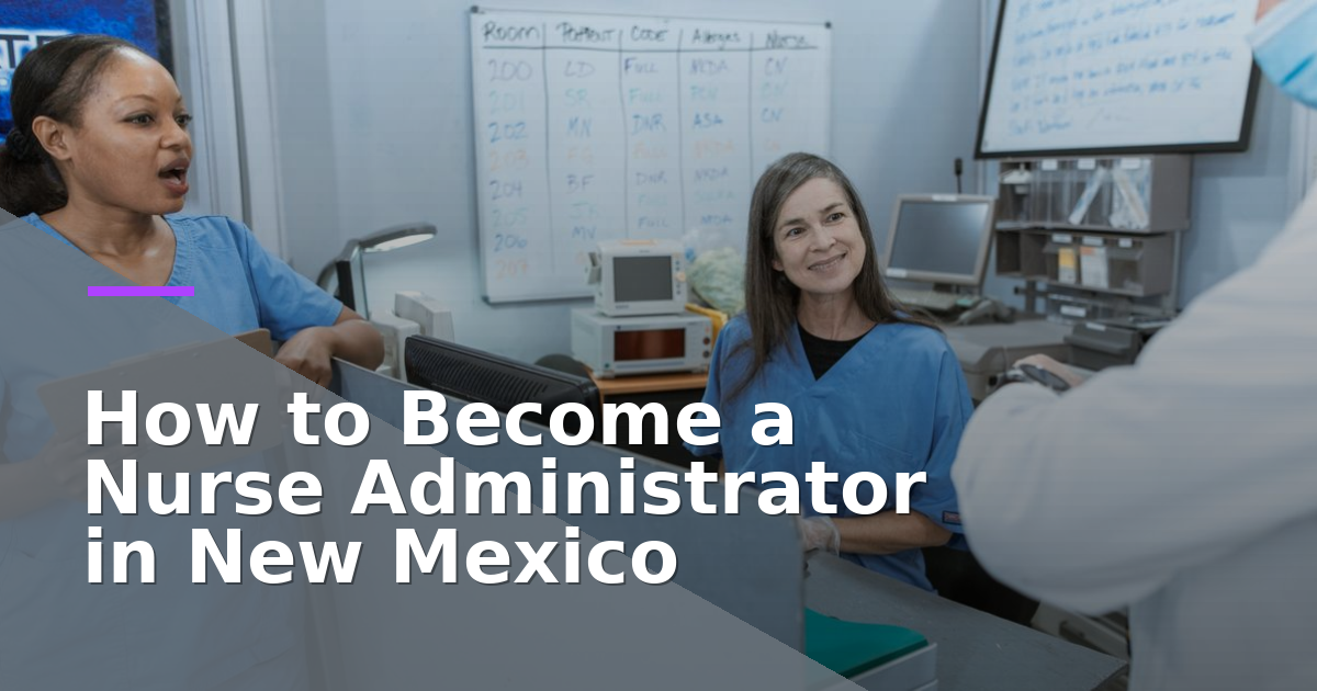 How to Become a Nurse Administrator in New Mexico