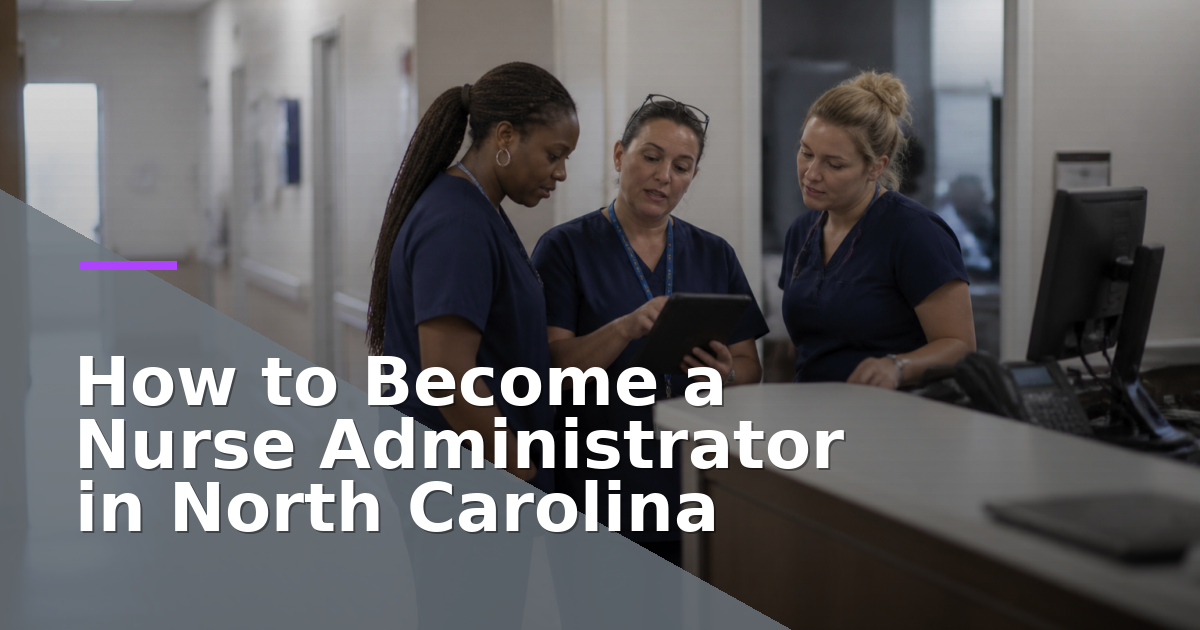 How to Become a Nurse Administrator in North Carolina