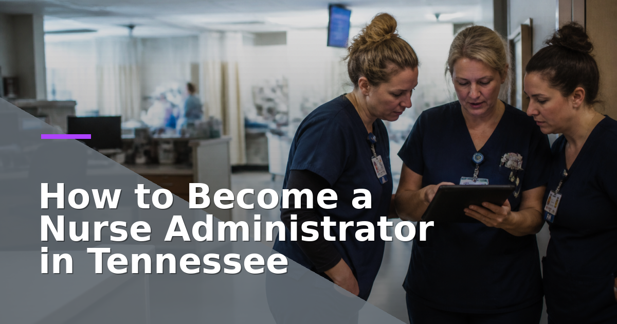 How to Become a Nurse Administrator in Tennessee
