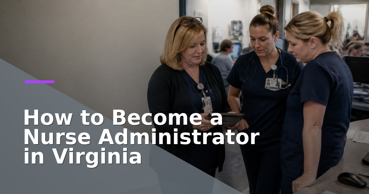 How to Become a Nurse Administrator in Virginia