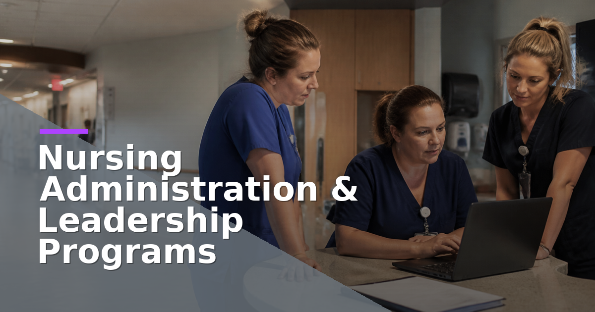 Nursing Administration & Leadership Programs